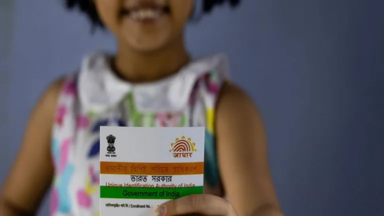 What is Blue Aadhaar Card? How it is different from other ones? 