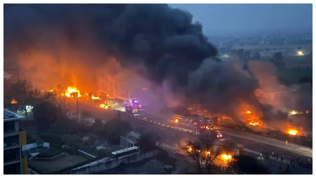 Jaipur Fire Update – 11 Killed, 41 Injured, CCTV Footage Reveals Tragedy Tanker Blast