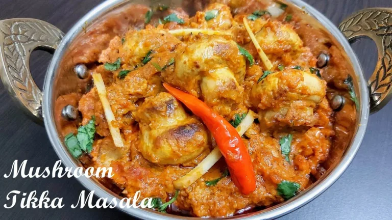 Make restaurant-like mushroom tikka masala, a perfect dish for vegetarian families