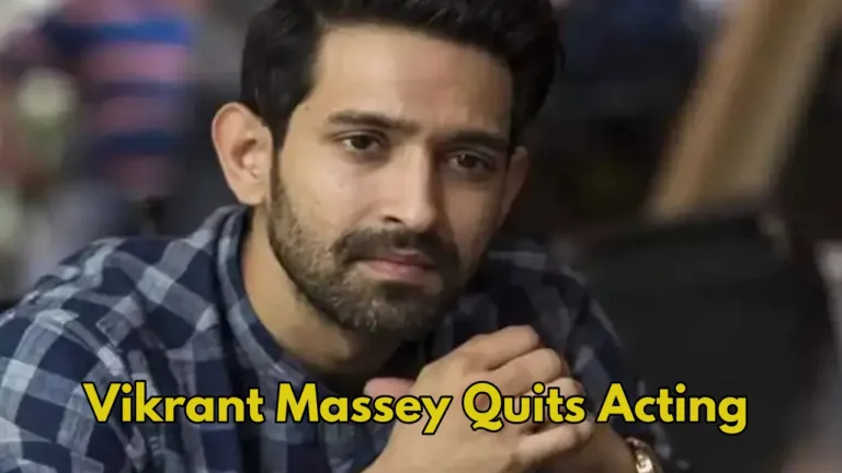 Vikrant Massey Retires from Acting, A Shocking Announcement