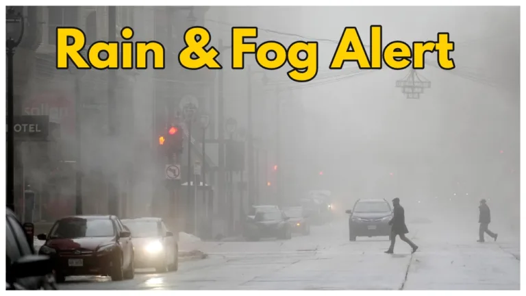 Monsoon Forecast – Meteorological Department issues Heavy rain & dense fog in these States