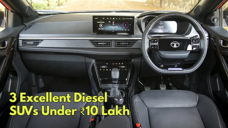 Top 3 Diesel SUVs for Mileage and Performance Under ₹10 Lakh, Book Now
