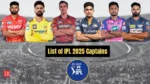 List of IPL 2025 Captains