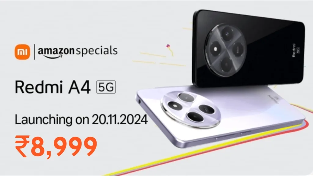 Redmi A4 5G Under Rs 10,000 from Amazon in India 2024