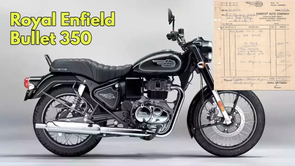 Royal Enfield Bullet 350: 40 years ago, Price was less than smartphone, Bill went viral