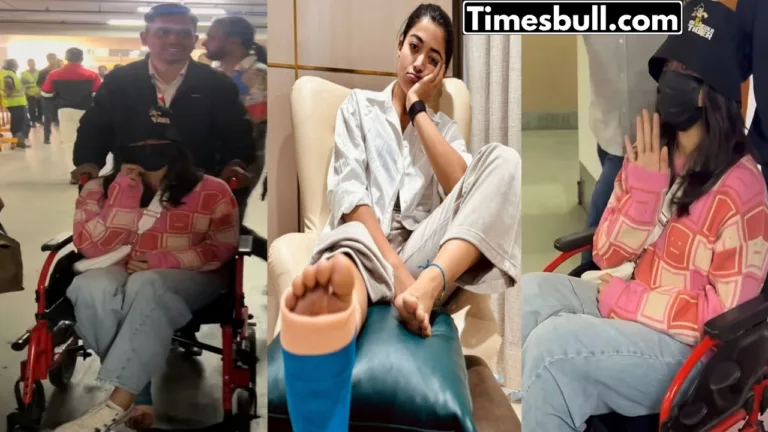 What Happened to Rashmika Mandanna? Actress Seen in Wheelchair, Injury Speculated