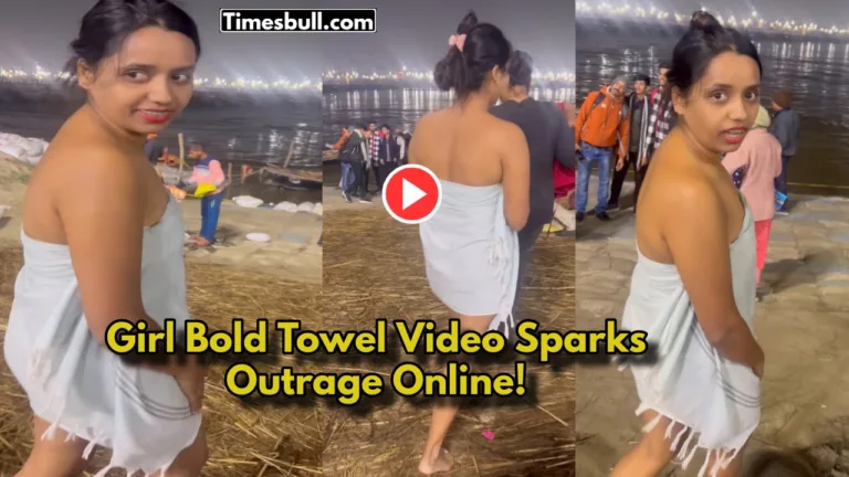 Mahakumbh Shocker Video Viral: Girl Crosses Limits with Towel Bath In Mahakumbh, Faces Massive Backlash On Social Media