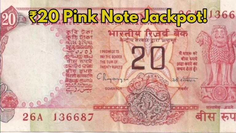 Note Sell: Golden Opportunity-Sell Your ₹20 Pink Notes for ₹32 Lakh! Check How Your Luck Can Shine!