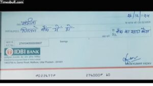Featured image for: Woman's Hilarious Mistake on IDBI Bank Cheque Leaves Cashier in Shock – You Won't Believe What She Wrote in Business category