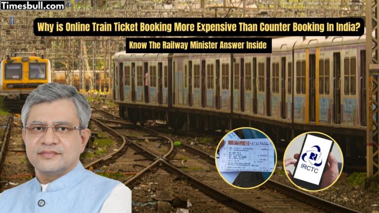 Why is Online Train Ticket Booking More Expensive Than Counter Booking? Railway Minister Reveals the Truth