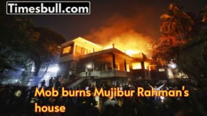 Featured image for: Again Violence erupts in Bangladesh, Furious mob burns Sheikh Mujibur Rahman's house in latest news category