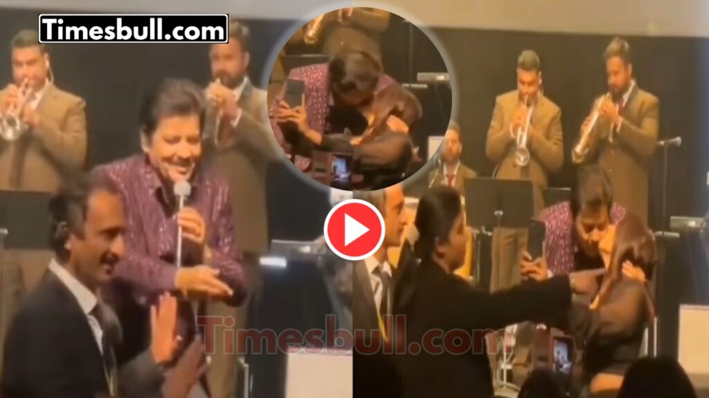 Must-Watch Udit Narayan Shocking Lip Kiss to a Female Fan During Live Performance-Video Goes Viral!”