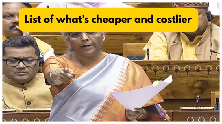 Budget 2025 – Here Full List of Costlier and Cheaper Items, Check list